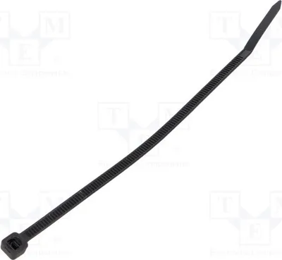 Produktbild von 100x Kabelbinder W: 4,8mm UL94V-2 7TCA300220R0001 Kabelbinder schwarz L: 215mm 220N