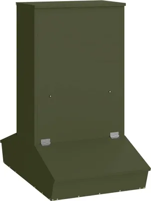 Produktbild von Schweinfutterspender Olive Grün 82 x 51 x 91,5 cm