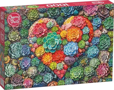 Zdjęcie produktu dla Puzzle 1000 CherryPazzi The Shape of Love 30981