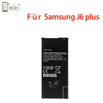 Produktbild von Ersatz Akku für Samsung Galaxy J6 Plus EB-BG610ABE 3300mAh Accu Batterie Battery