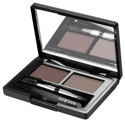 Zdjęcie produktu dla Pupa Milano Eyebrow Design Set Zestaw do makijażu brwi 002 Brown, 1.1g