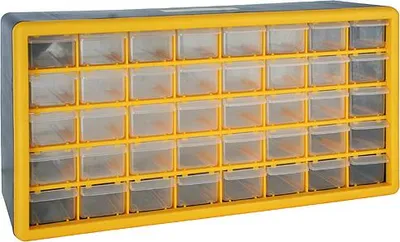 Image de Organiseur mural Strend Pro SBx3045-F, 40 tiroirs, 50x16x25 cm, max. 25 kg