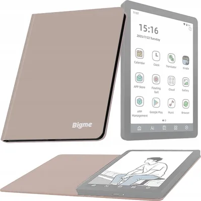 Zdjęcie produktu dla Etui ochronne do BIGME B6 Czytnika e-book z klapką RÓŻOWE
