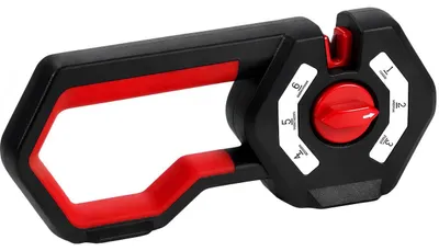 Immagine prodotto di Affilacoltelli 6v1 KS-40935 - Strumento Multifunzionale Nero/Rosso KP40935