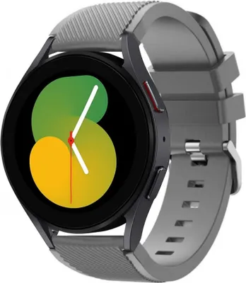 Produktbild von Strap-it Samsung Galaxy Watch 5 - 40mm Silikonarmband (Grau)