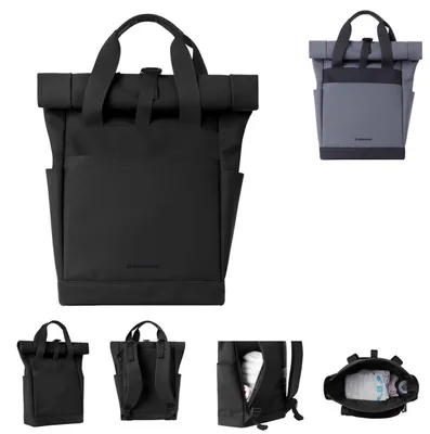 Immagine prodotto di Borsa fasciatoio Kikkaboo Cerise zaino con zip fasciatoio impermeabile nero