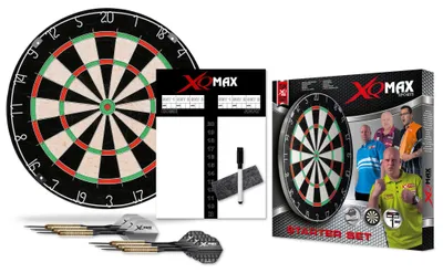 Productafbeelding van Starterset borsteldartbord met darts en scorebord