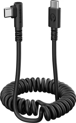 Image de Coyote - Câble coudé rétractable USB-C vers USB-C - Data et Charge