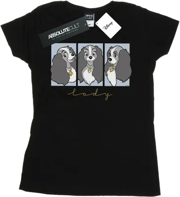 Produktbild von Disney - "Lady And The Tramps" T-Shirt für Damen BI16229 (M) (Schwarz)