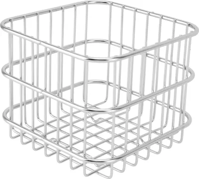 Image de Panier à fruits en acier inoxydable 304, panier de rangement pour le plan de travail de la cuisine, organisateur de fruits et légumes, panier égouttoir, petit