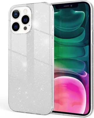 Obrázek produktu pro NALIA Robustní třpytivé pouzdro pro iPhone 13 Pro, nárazuvzdorné lesklé třpytivé hybridní ochranné pouzdro vyztužené silikonovým krytem stříbrné barvy