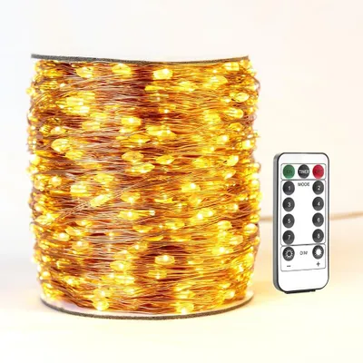 Zdjęcie produktu dla 100m wodoodporna girlanda świetlna z 1200 LED i pilotem