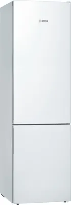 Immagine prodotto di Frigorifero combinato bianco da 60 cm e 343 litri Bosch KGE39AWCA