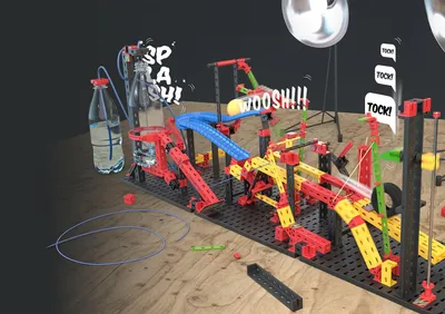 Obrázek produktu pro Sada Crazy Chain Reactions STEM Kit, Fischertechnik