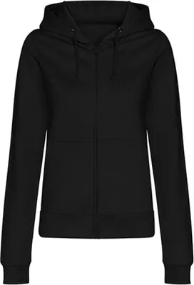 Produktbild von Just Hoods JH050F | WomenŽs College Zoodie XS bis 2XL - Farbe: Deep Black - Größe: L