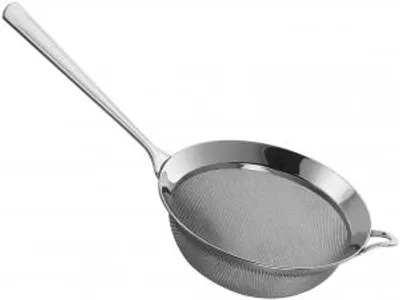 Produktbild von Edelstahl-Netzgrillfläche mit Griff, 18 cm