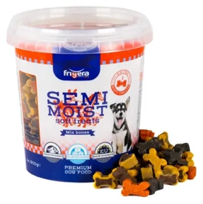 Productafbeelding van Frigera Zachte Snacks: Mix van botvormige traktaties