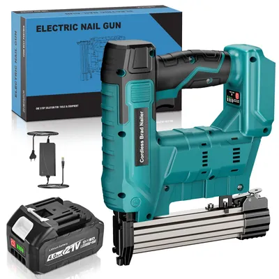 Akku-Tacker 2-in-1, 18GA, mit 4000 mAh Akku, für Makita 18V