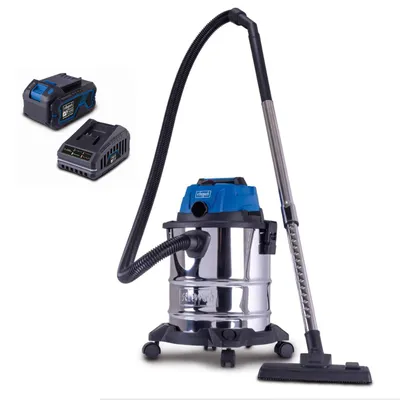 Produktbild von Akku Nass-/Trockensauger C-NTS20-X Scheppach - 20V | 20L Behälter | 10kPa Absaugleistung | 1,5m Schlauch | inkl. 4Ah Akku + 2,4A Ladegerät