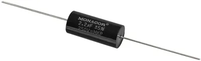 Produktbild von Kondensator MKPA-22 FC axial, alterungsbeständig, geringer Verlustfaktor für High-End-Frequenzweichen