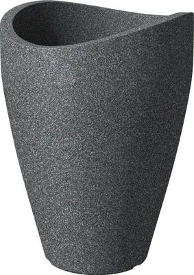 Produktbild von Scheurich 254/54 Hochgefäß Schwarz Granit - 40 cm x 40 cm x 54 cm; 54266