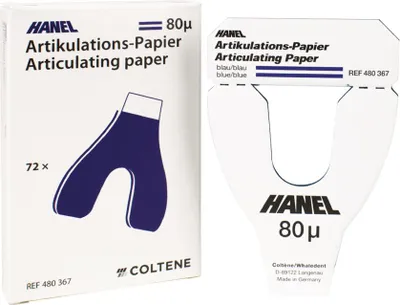 Imagen del producto de Papel azul en forma de U, paquete de 72 unidades