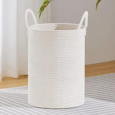 Obrázok produktu pre Biely košíkový regál 40 x 55 cm na detské oblečenie a hračky