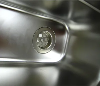 Produktbild von Camping Spüle aus Edelstahl mit Deckel 325x175x150