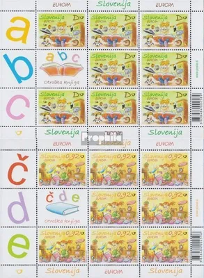 Produktbild von Briefmarken Slowenien 2010 Mi 851Klb-852Klb Kleinbögen (kompl.Ausg.) postfrisch Europa: Kinderbücher
