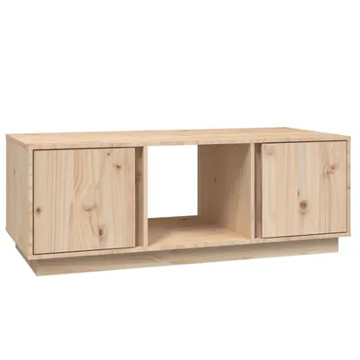 Image de vidaXL Table basse 110x50x40 cm pin massif