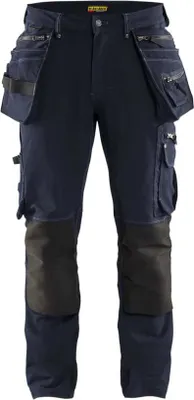 Produktbild von Handwerker Arbeitshose 4-Wege-Stretch X1900 "1998 " - Blakläder Dunkel Marineblau/Schwarz D84