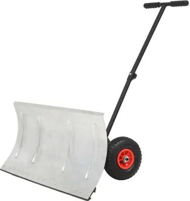 Produktbild von Hand-Schneepflug mit Rädern 100 x 44 cm