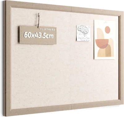 Produktbild von 60 x 43,5 cm Korktafel-Alternative, Haferfarben