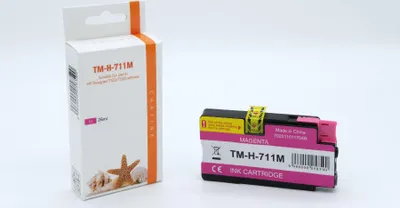 Produktbild von magenta Tinte/Tintenpatrone 4.1-CZ131A [ mit Chip ]  kompatibel mit HP CZ131A [ 711 ]