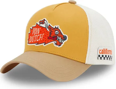 Produktbild von Von Dutch Originals Trucker Cap - PREMIUM - Animimal Patch Wild Wolf