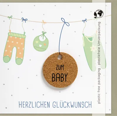 Produktbild von Geburt  Freudiges Ereignis  Moments Collection  Karte mit Briefumschla