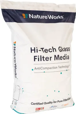 Produktbild von Peraqua Nature Works Glasfiltermedium, Korngröße 0,6-1,2mm, 20kg, 1 Stk.