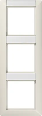 Produktbild von Jung AS583NA Rahmen mit Schriftfeld 12 x 55,5 mm und 13 x 55,5 mm für senkrechte Kombinationen