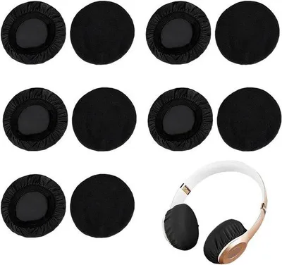 Productafbeelding van 10 stuks oorkussens voor hoofdtelefoon, elastisch, wasbaar, oorkappen voor hoofdtelefoon van flexibele stof