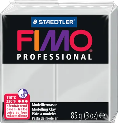 Produktbild von FIMO PROFESSIONAL Modelliermasse delfingrau 85 g
