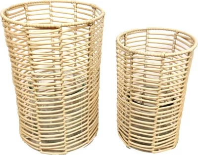 Produktbild von Dijk Rattan Laterne weiß Ø 19 x 28 cm