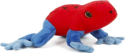 Produktbild von Plüschtier Frosch 18 cm, Erdbeerfrosch,  Frösche Stofftiere Plüschtier Kuscheltier