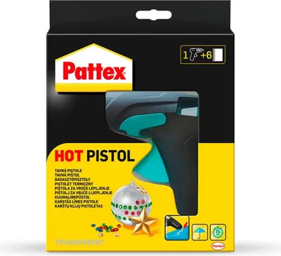 Produktbild von Pattex Heißluftpistole + 6 Kartuschen