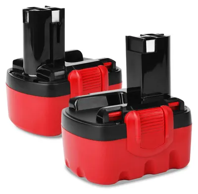 Image de CELLONIC 2x Batterie pour Outil Compatible avec Bosch PSR 14.4, ART 26 Easytrim, PSR 1440, 2607335275 - (3000mAh, 14.4V)