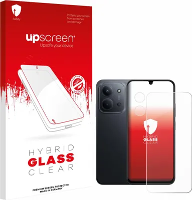 Produktbild von upscreen Schutzglas für Xiaomi Redmi 15C 4G (Display+Kamera) Schutzfolie Panzer Folie Glas Display Schutz klar