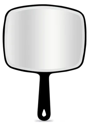 Produktbild von 1 Stück hochwertiger schwarzer Handspiegel mit ergonomischem Griff – gefertigt aus bruchfestem HD-Glas und einem verstärkten, rutschfesten Rahmen. Der große Salonspiegel (27 x 19 cm) bietet ein breites, verzerrungsfreies Sichtfeld und eignet sich ideal für Friseure, Barbiere, Kosmetikerinnen sowie private Nutzer. Dank seines kompakten Formats und vielseitigen Einsatzes ist er sowohl in Salons als auch zu Hause, in Umkleidekabinen oder Duschräumen optimal einsetzbar. Die matte schwarze Oberfläche verleiht ih