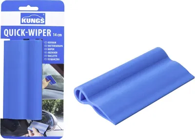 Produktbild von Kungs Quick-Wiper Silikon-Abzieher blau