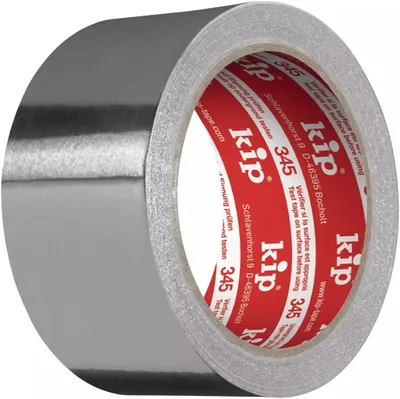 Produktbild von KIP 345-32, Aluminiumklebeband mit Liner, Aluband, 30 µm, B1-, 50 mm x 50 m
