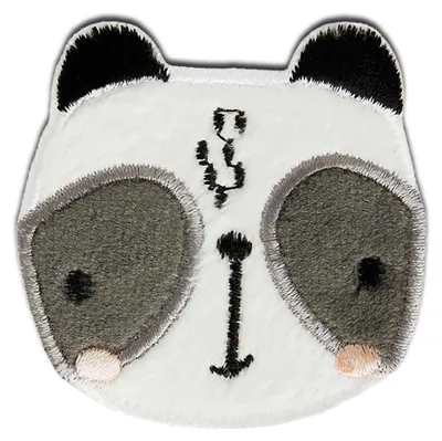 Obrázok produktu pre Zoo Animals Panda - Záplata, Nažehľovacia záplata, Nášivka, Nažehľovacia, Veľkosť: 5,5 x 5,4 cm
