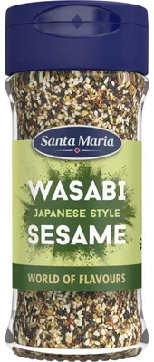Obrázok produktu pre Santa Maria Wasabi Sesame 44 g – Pikantné wasabi sezamové semienka na sushi a ďalšie